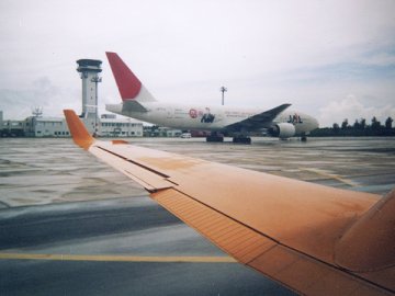 下地島空港TAXI  （写ルンです撮影）