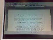 ワープロ画面  Photo by DJ SoundEdit