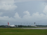 戻ってくるANA B737-500（右上） Photo by Mr.aspheric