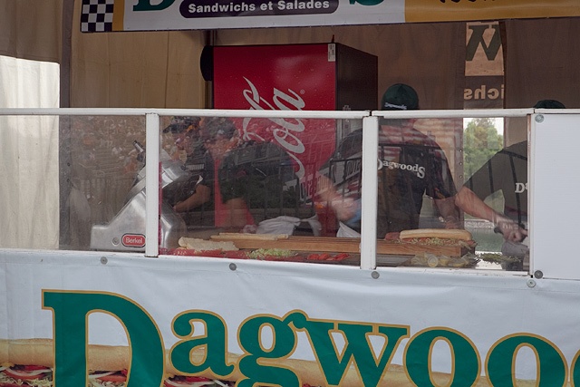 Dadwoodsのサンドウィッチ売店　Photo by YUN