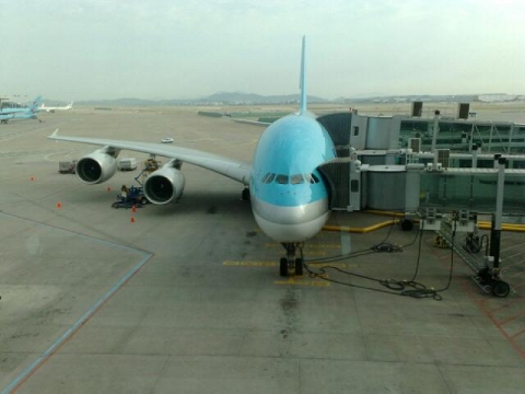 コリアンエアーA380 Photo by metro