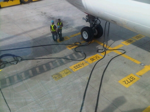 停止位置 Photo by metro