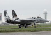 千歳基地50周年マークF-15J Photo by Mr.F