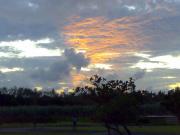 下地島の夕日とEiF氏