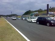 帰りはサーキット走行  Photo by DJ SoundEdit