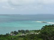 伊良部大橋の工事状況（伊良部島側）  Photo by Mr.aspheric