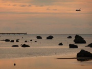 夕刻@佐和田の浜  Photo by Mr.aspheric