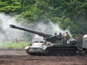 203mm自走りゅう弾砲  Photo by アフターバーナーM