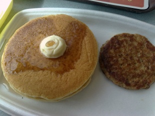 ホットケーキ＆ソーセージ